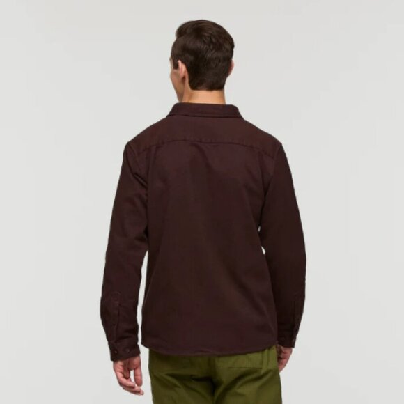 Cotopaxi Men's XL Mero Organic Cotton Flannel Shirt Coffee Rust NWT Heavyweight - Picture 5 of 12